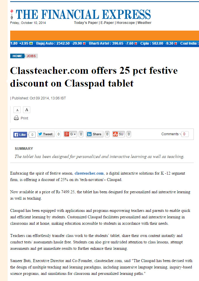 classteacher.com-offers-25-pct-festive-discount-on-classpad-tablet